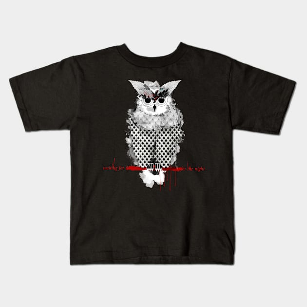 waiting for the night Kids T-Shirt by oppositevision